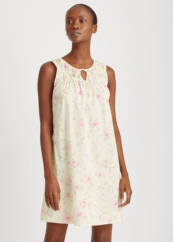 Pijamas Ralph Lauren Floral Algodão-Blend Mulher 79018-KHFS